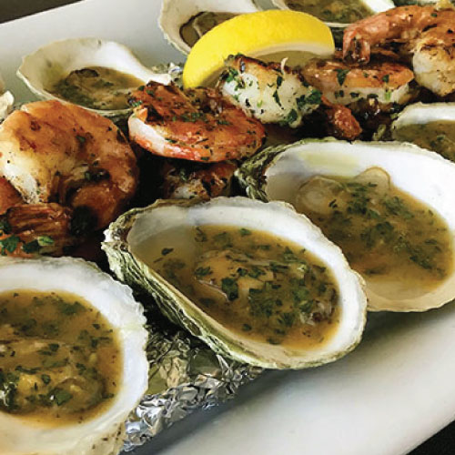 Grilled Oysters & Shrimp Seafood Supper Club
